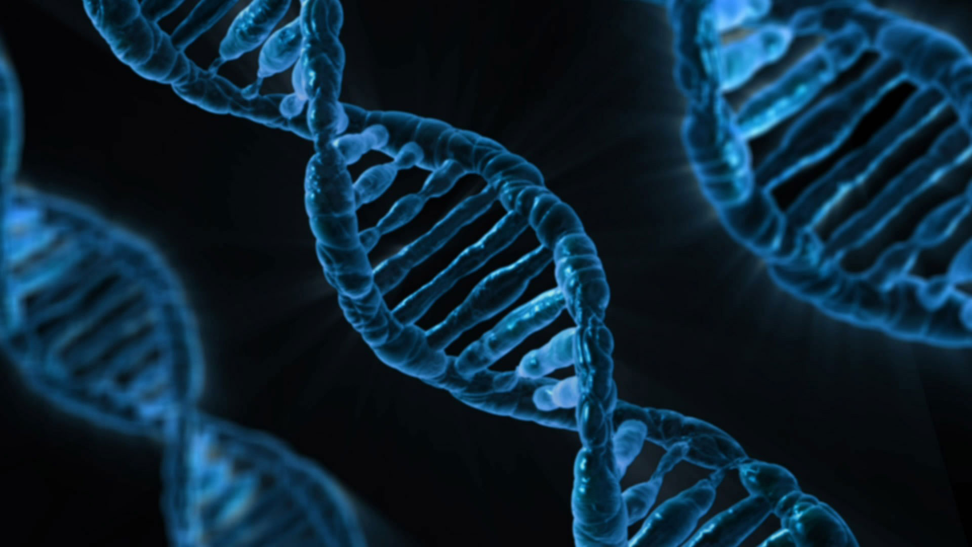 Digital illustration DNA structure